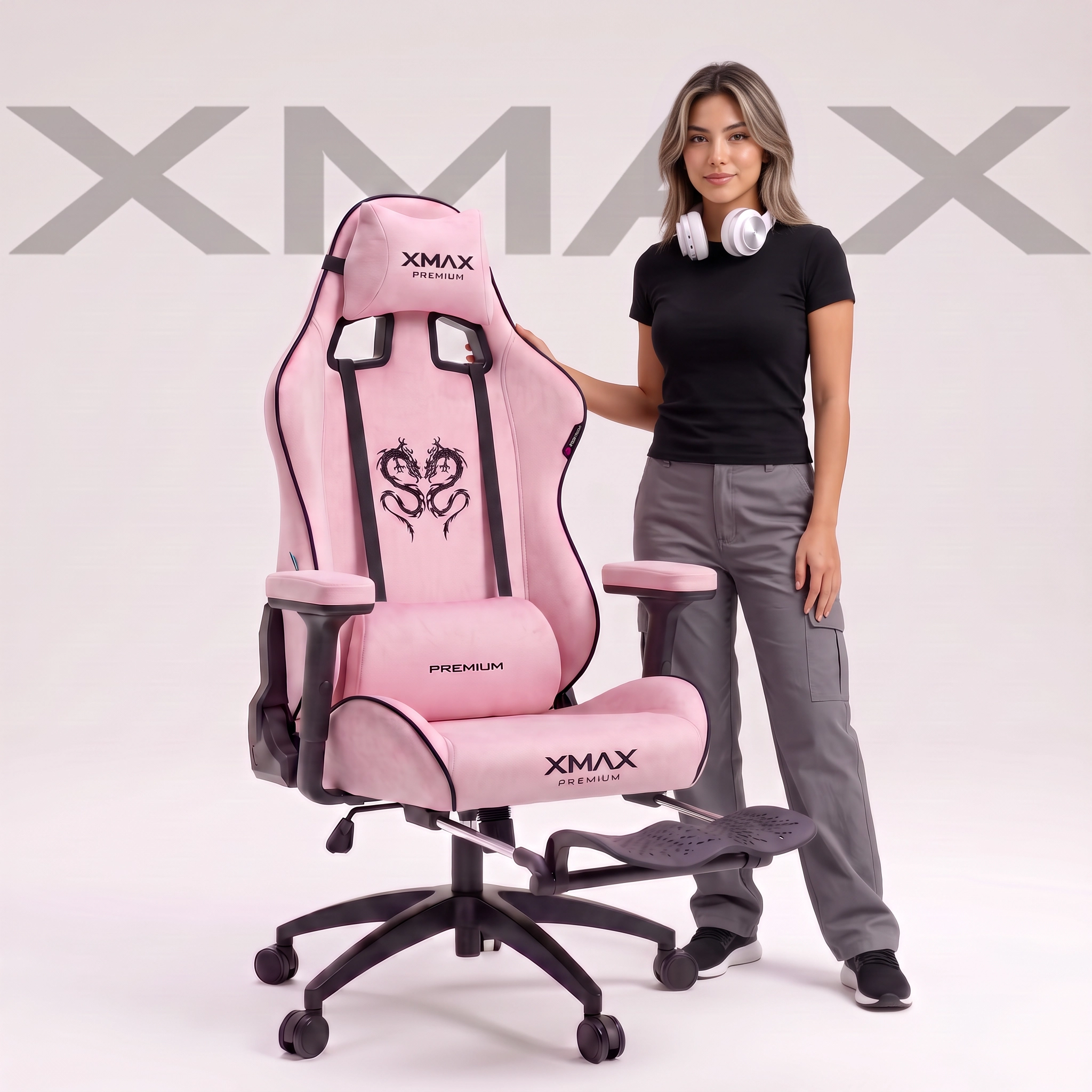 Pembe Oyuncu Koltuğu | XMAX Rio Plus Balerion