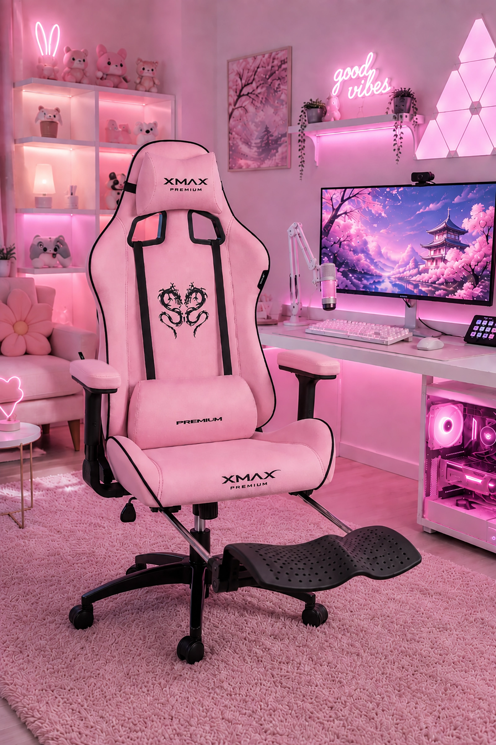 Pembe Oyuncu Koltuğu | XMAX Rio Plus Balerion