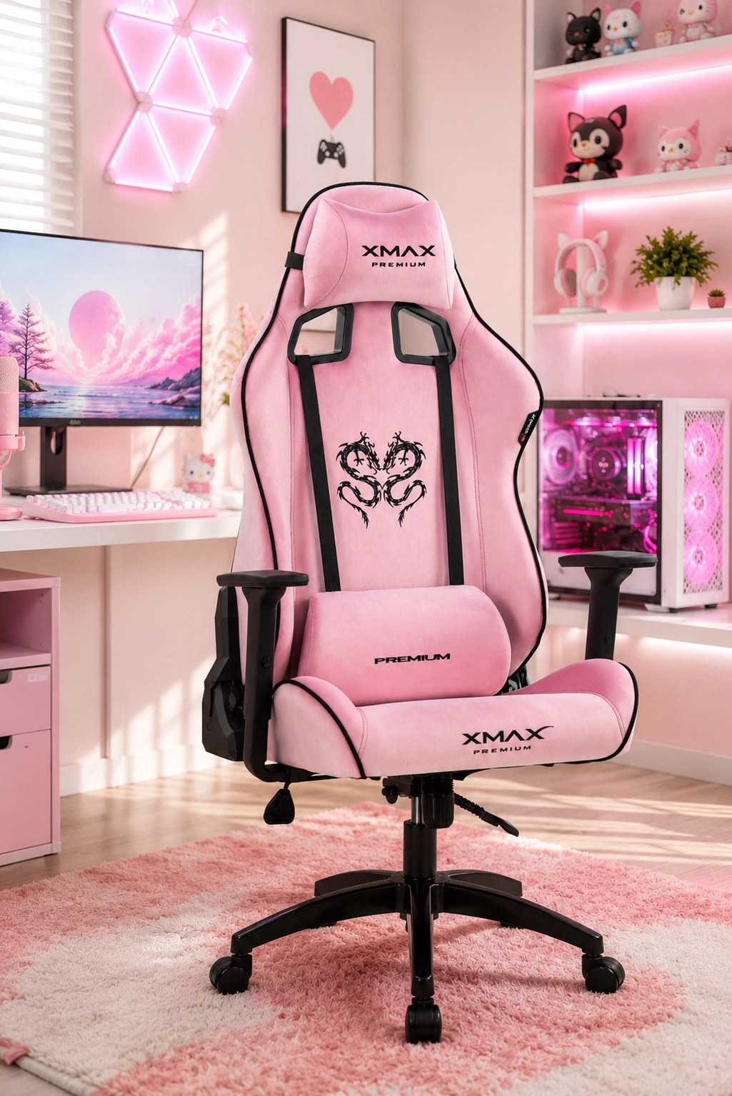 Pembe Oyuncu Koltuğu | XMAX Rio Plus Balerion