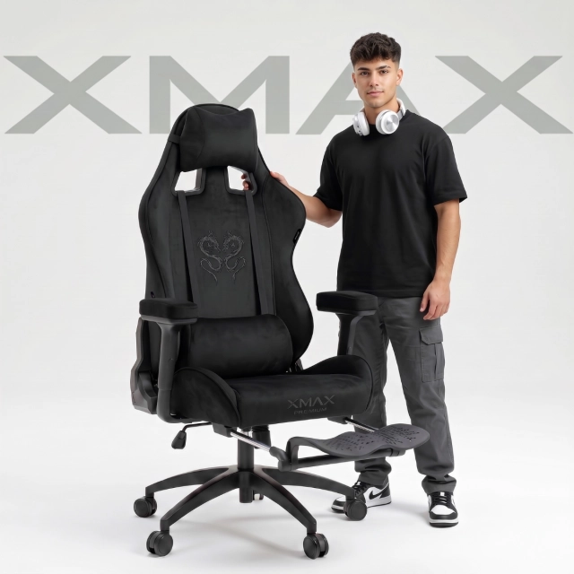 Siyah Oyuncu Koltuğu | XMAX Rio Plus Balerion