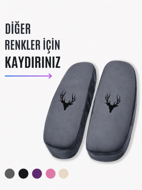 Churchill 3D Koltuk Kol Pedi Kadife Kumaş 32 DNS Yoğun Sünger (Ergonomik Kol Destek)
