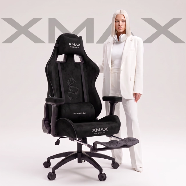 Siyah Oyuncu Koltuğu | XMAX Rio Plus Balerion