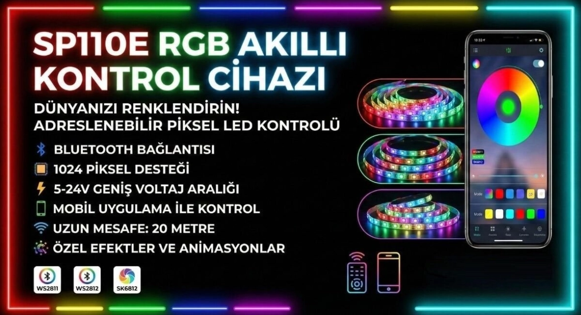 Bluetooth ARGB Işıklı Oyuncu Masası – XMAX Zyra Çift Çekmeceli MDF Gaming ve Çalışma Masası - TOPLAM KALINLIK 6 cm