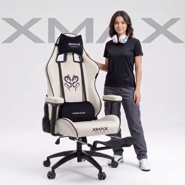 Beyaz Oyuncu Koltuğu | XMAX Rio Plus Balerion
