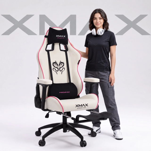 Beyaz Oyuncu Koltuğu | XMAX Rio Plus Balerion