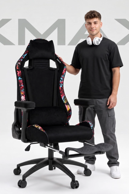 Siyah Supreme Oyuncu Koltuğu | XMAX Maximus