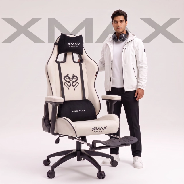 Beyaz Oyuncu Koltuğu | XMAX Rio Plus Balerion