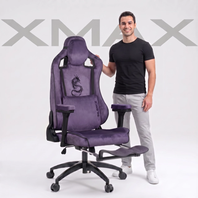 Mor Oyuncu Koltuğu – XMAX Maximus Bilgisayar