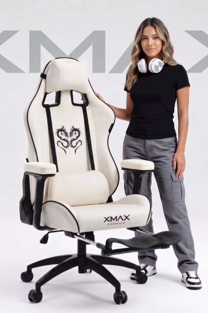 Beyaz Oyuncu Koltuğu | XMAX Rio Plus Balerion