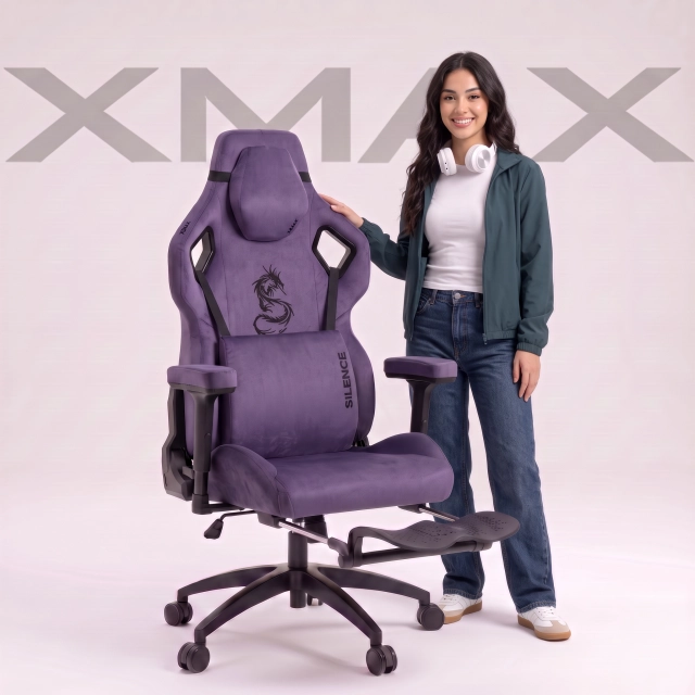 Mor Oyuncu Koltuğu – XMAX Maximus Bilgisayar