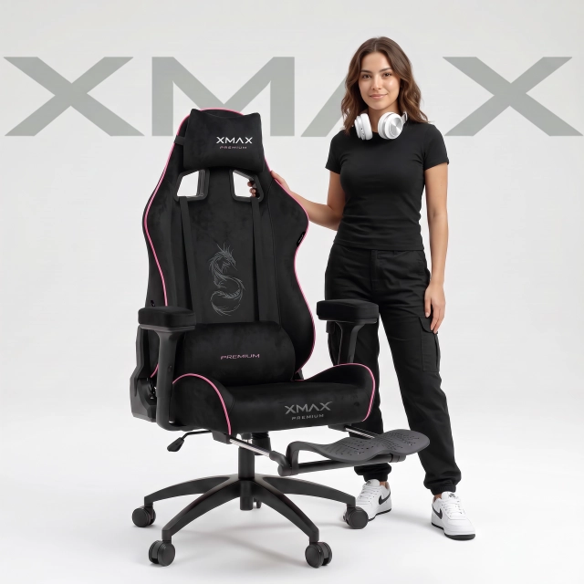 Siyah Oyuncu Koltuğu | XMAX Rio Plus Balerion