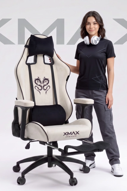 Beyaz Oyuncu Koltuğu | XMAX Rio Plus Balerion