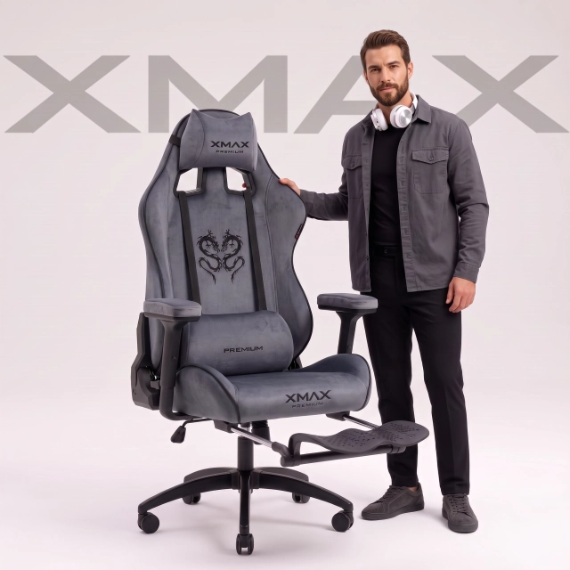 Antrasit Oyuncu Koltuğu | XMAX Rio Balerion