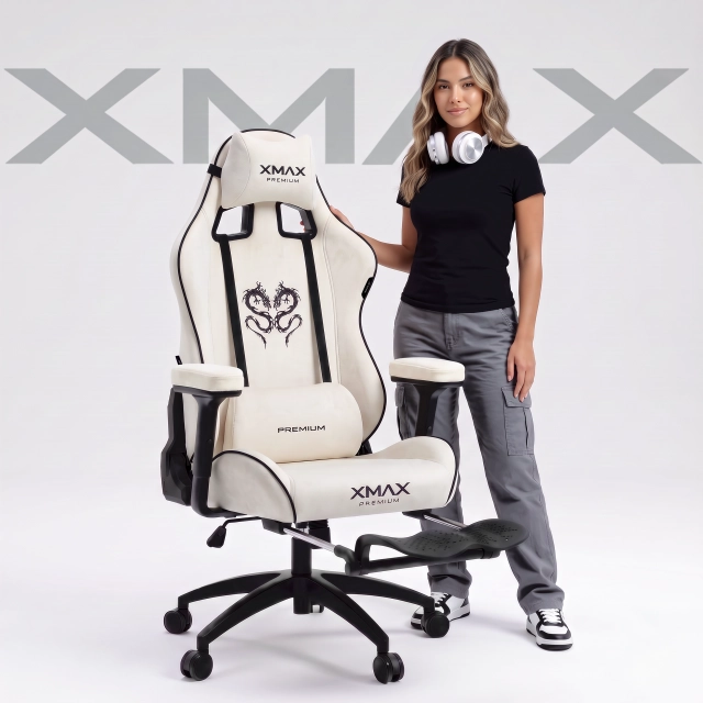 Beyaz Oyuncu Koltuğu | XMAX Rio Plus Balerion