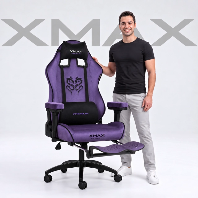 Mor Oyuncu Koltuğu | XMAX Rio Balerion